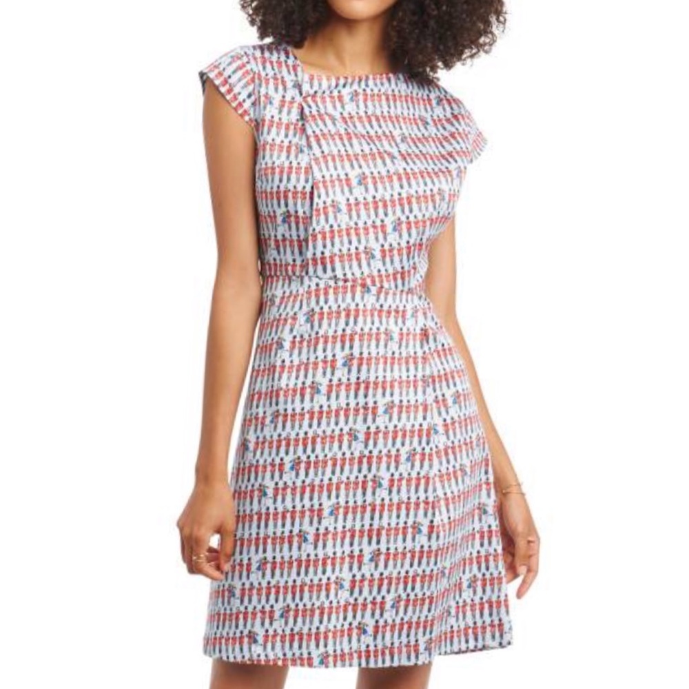 Pale Blue Royal Guards Shift Dress Size 6 8